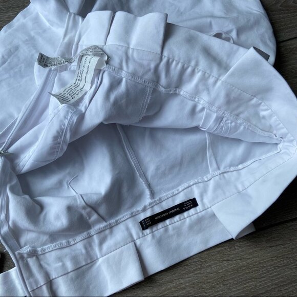 Zara Paperbag Waist High Waist White  Shorts - Picture 11 of 14